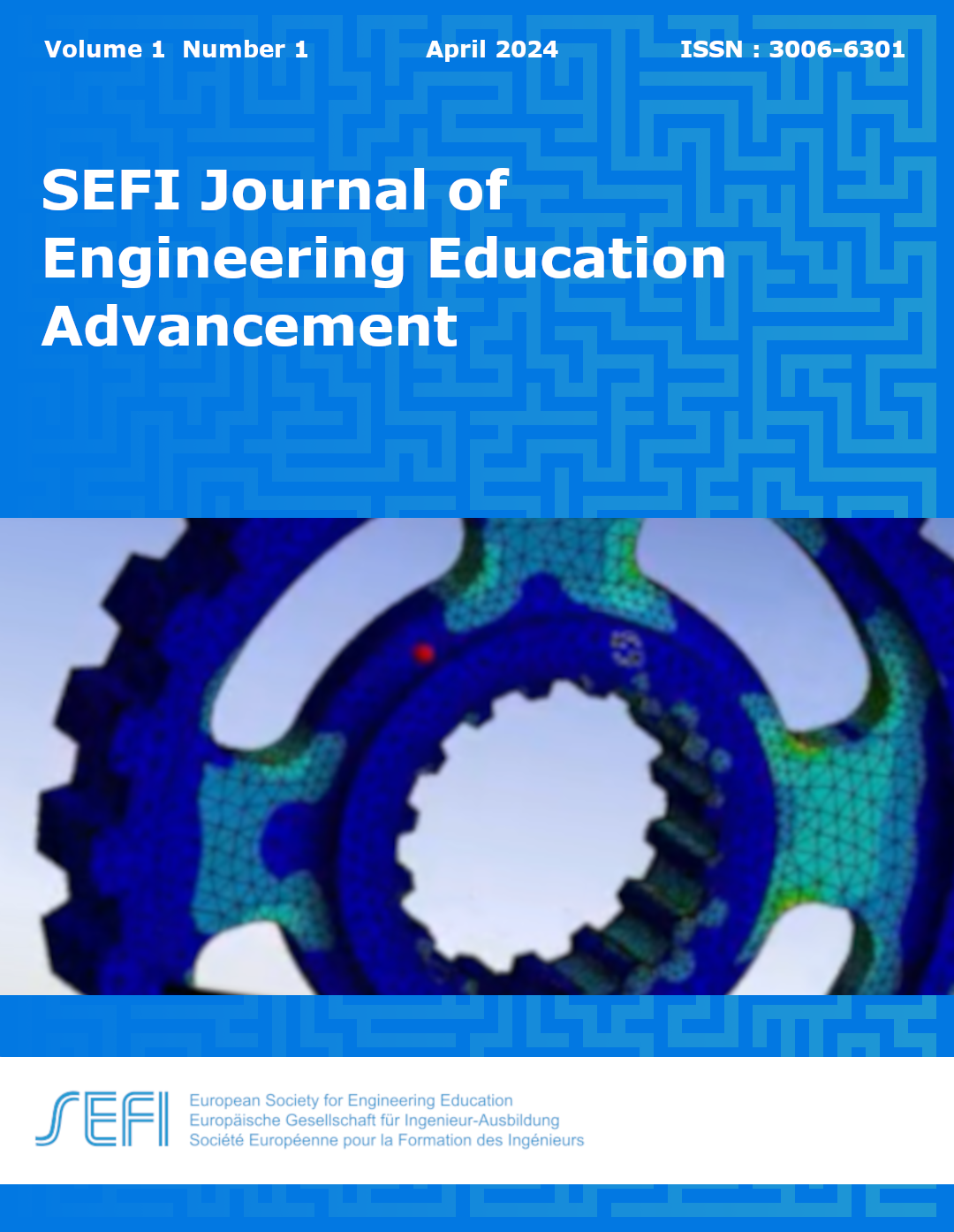 SEFI-JEEA Vol1 No1 cover